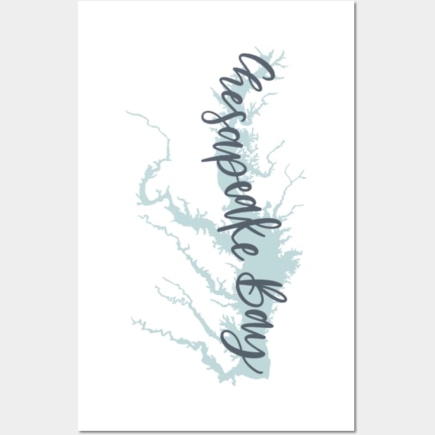 Chesapeake Bay Wall Art by The Letters mdn